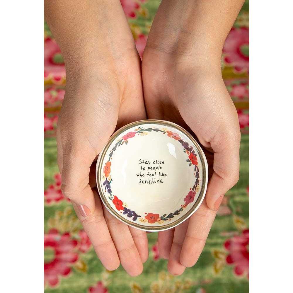 Natural Life You Make The World Better Giving Trinket Bowl