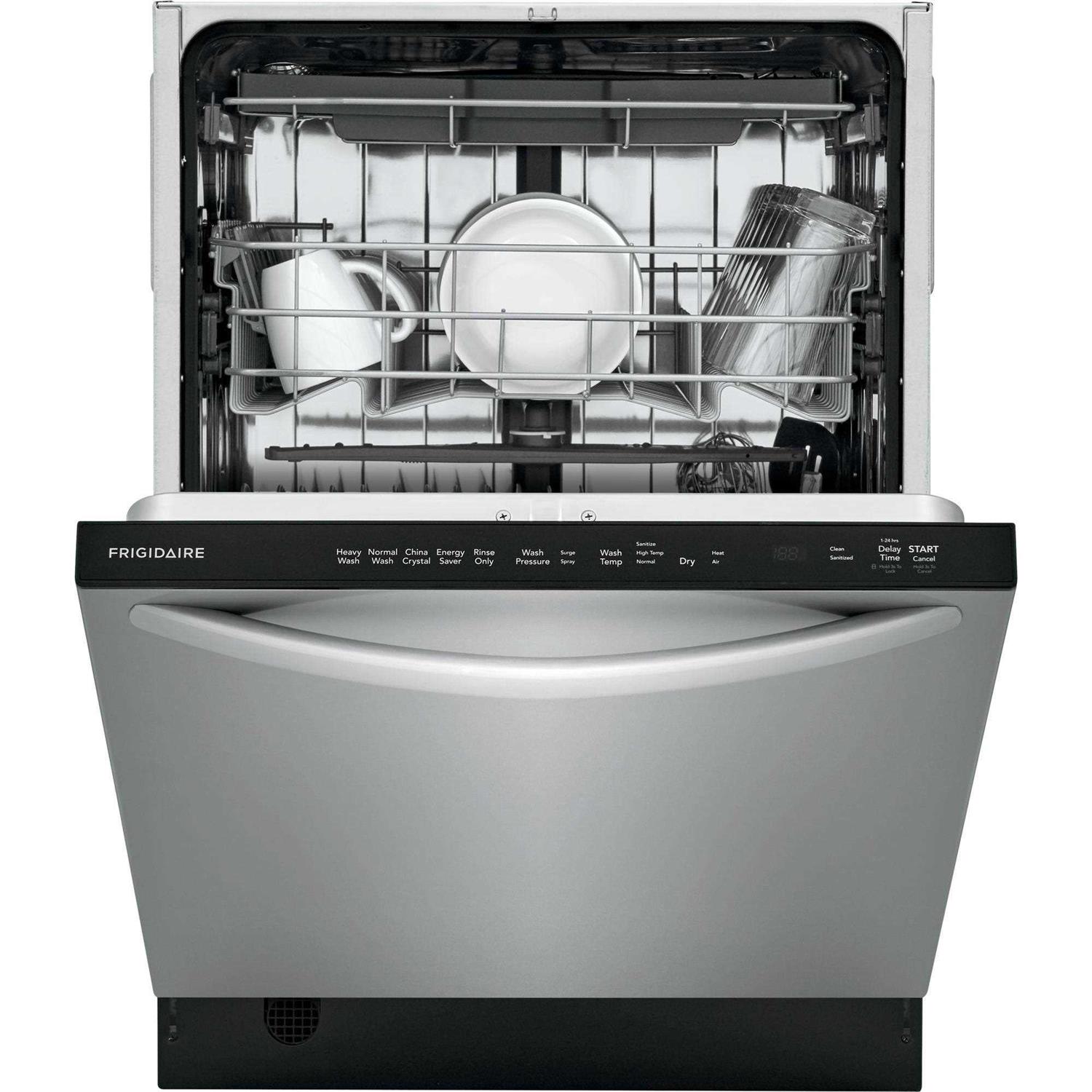 Frigidaire 24&” Built-In Dishwasher with Evendry FDSH4501AS