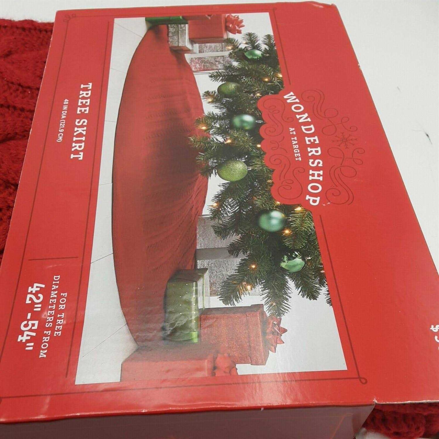 Wondershop Cable Knit Christmas Tree Skirt