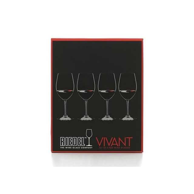 Riedel Vivant 4pk Wine Glass Set
