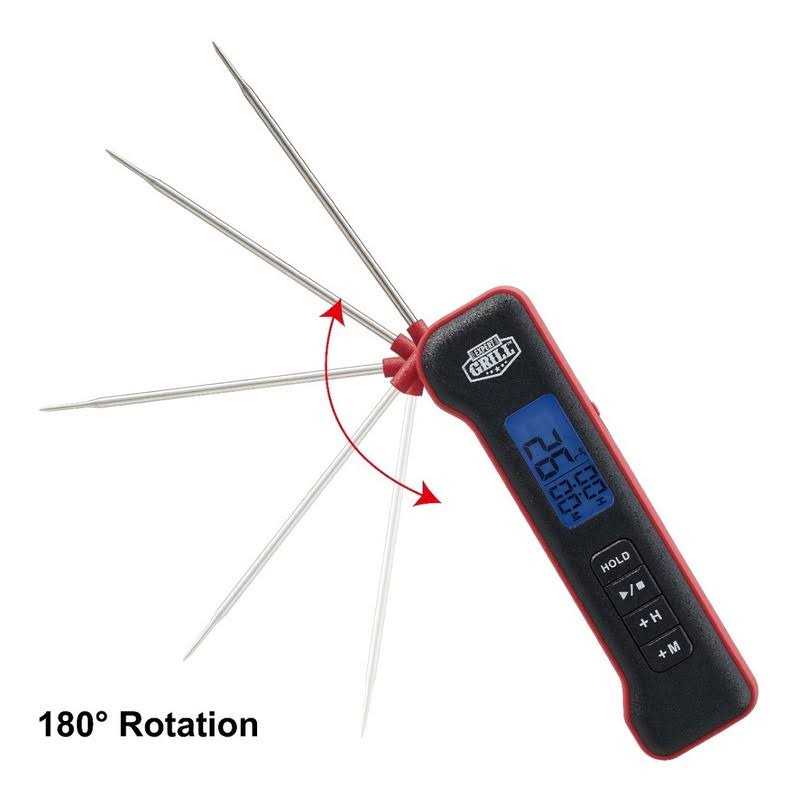 Expert Grill ABS Pocket Digital Instant Read Meat Grilling Thermometer