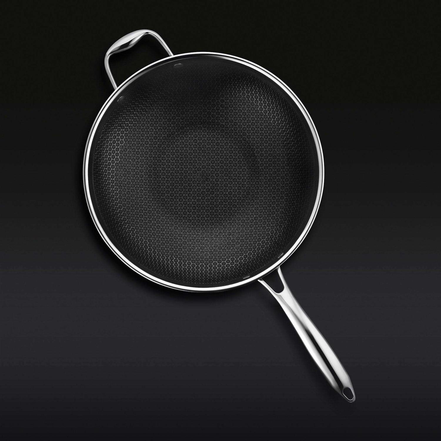 HexClad Cookware 12 Hybrid Wok