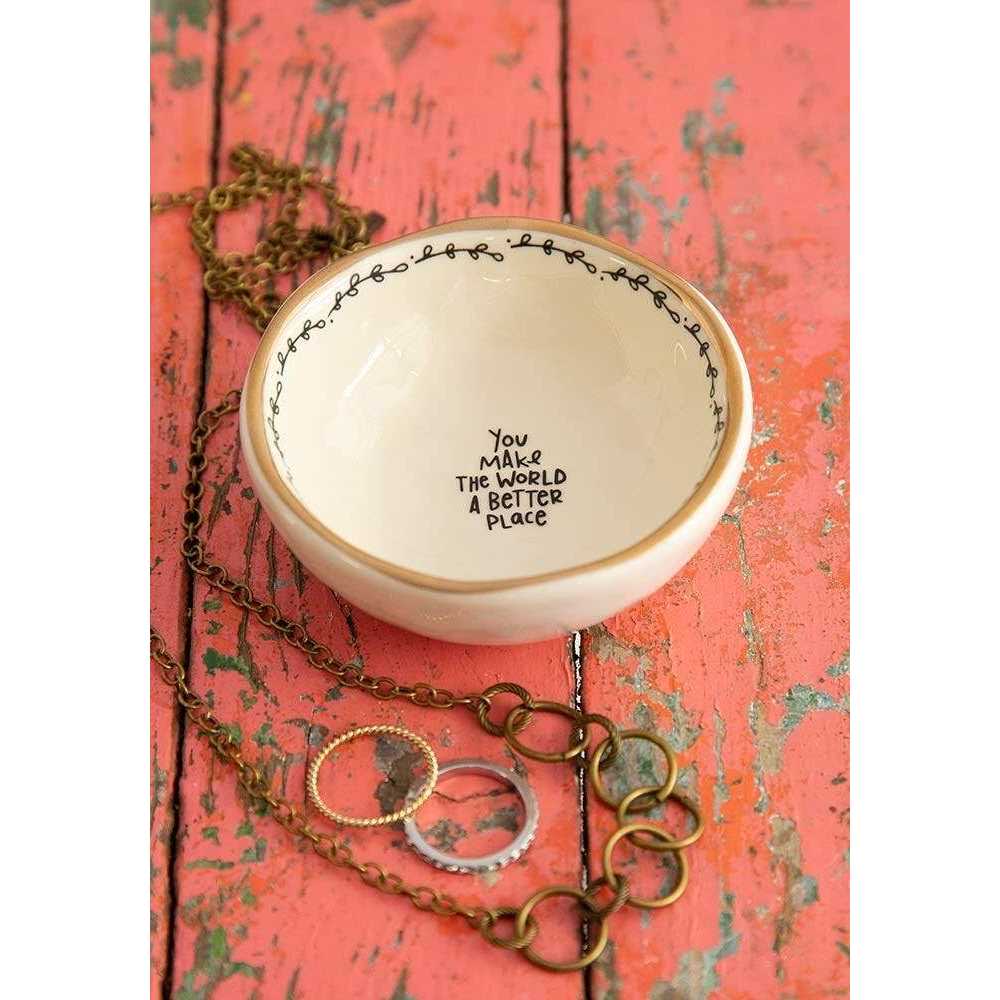 Natural Life Friends Are Angels Giving Trinket Bowl