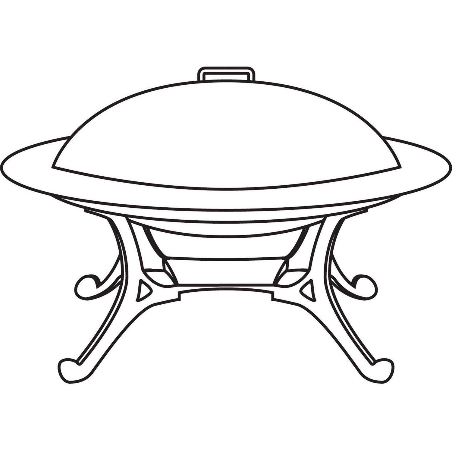 Classic Accessories Terrazzo Fire Pit Cover