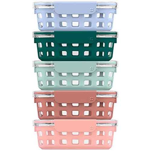 Ello Duraglass Glass Food Storage Meal Prep Containers