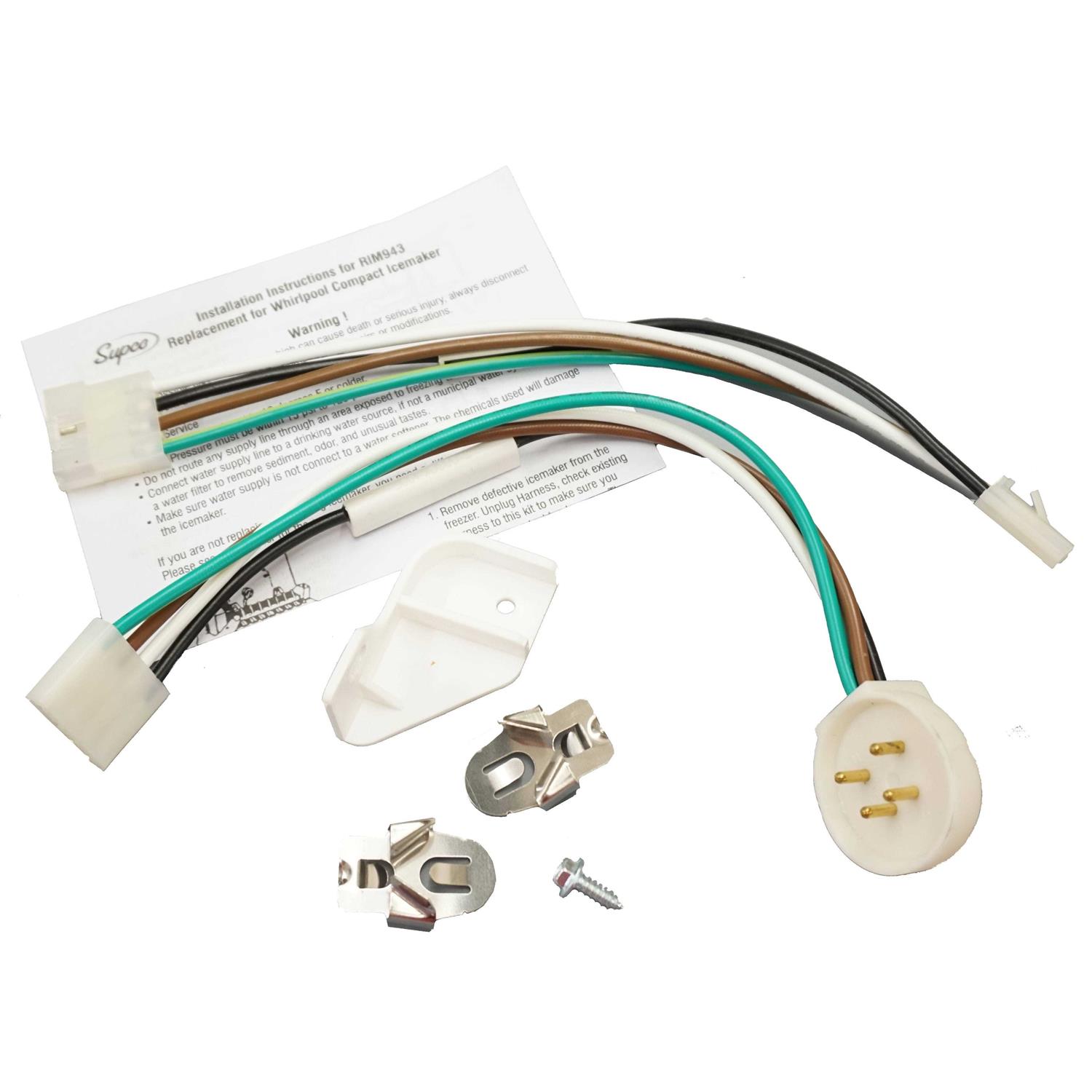 Supco 4317943 Refrigerator Ice Maker for Whirlpool Kenmore Kitchenaid