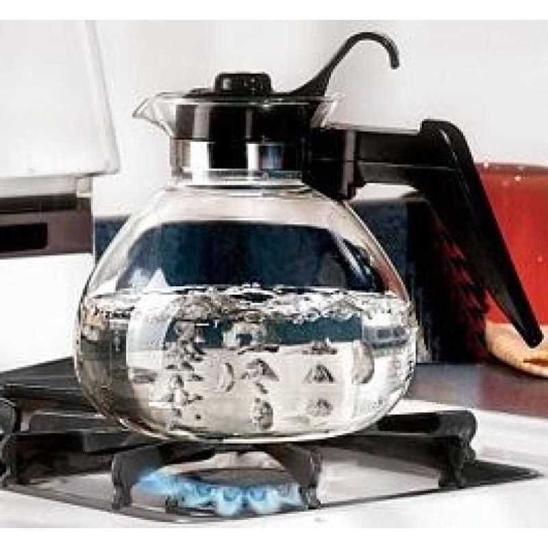Medelco Glass Whistling Kettle