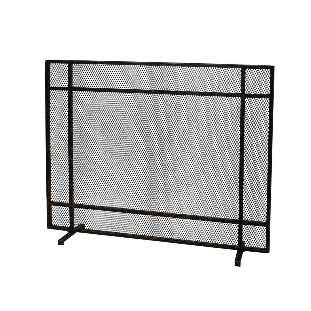 Erick Iron Fireplace Screen Home Loft Concepts Finish