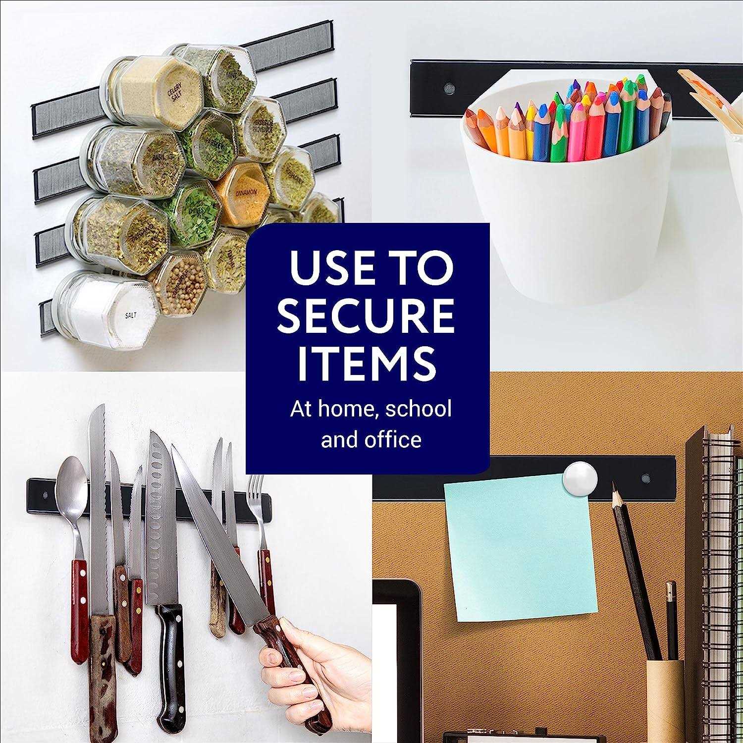 Impresa Extra Long Magnets with Optional Adhesive Back for Fireplace Blocker Blanket Fireplace Insulation