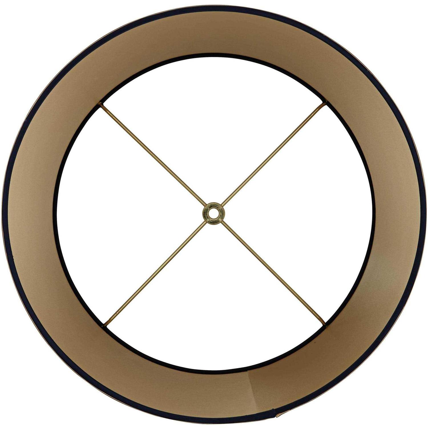 Springcrest Navy Blue Shade with Navy and Gold Trim 14x16x11