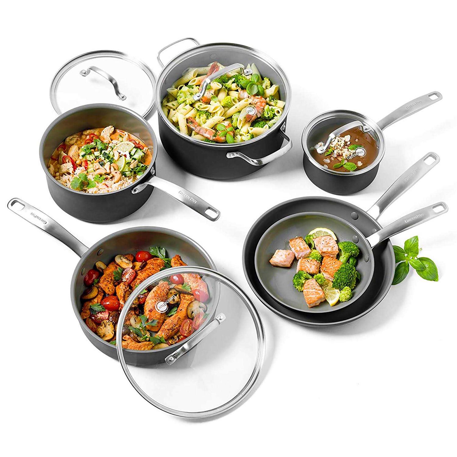 GreenPan Chatham 10-Piece Ceramic Nonstick Cookware Set