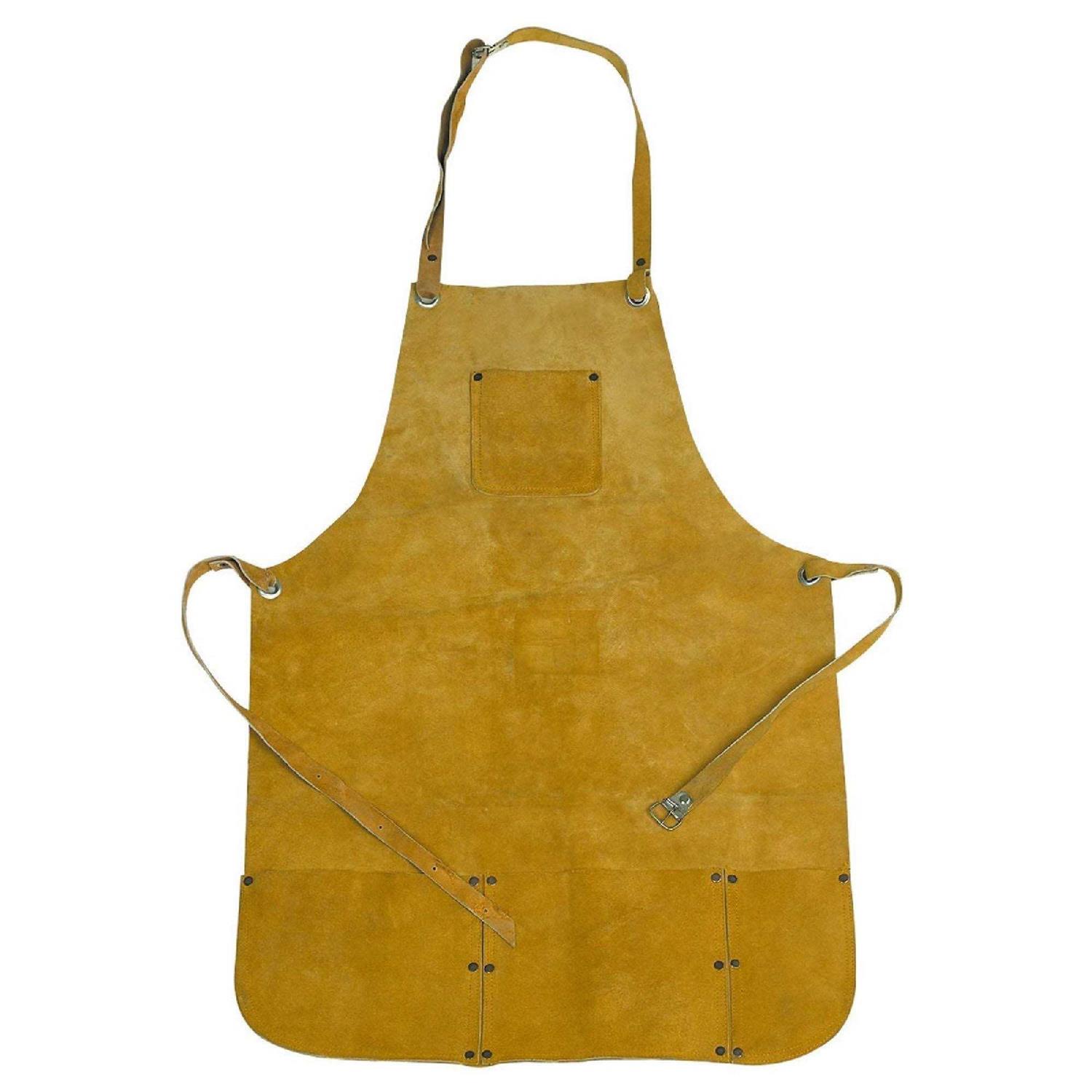 Chicago Electric Welding Split Leather Welding Apron
