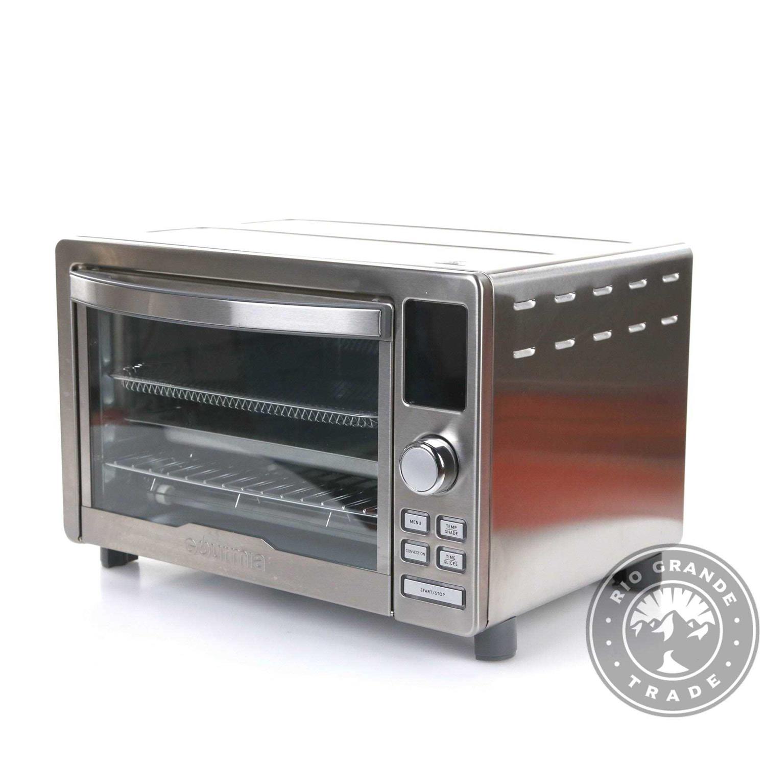 Gourmia Digital Stainless Steel Toaster Oven Air Fryer Silver