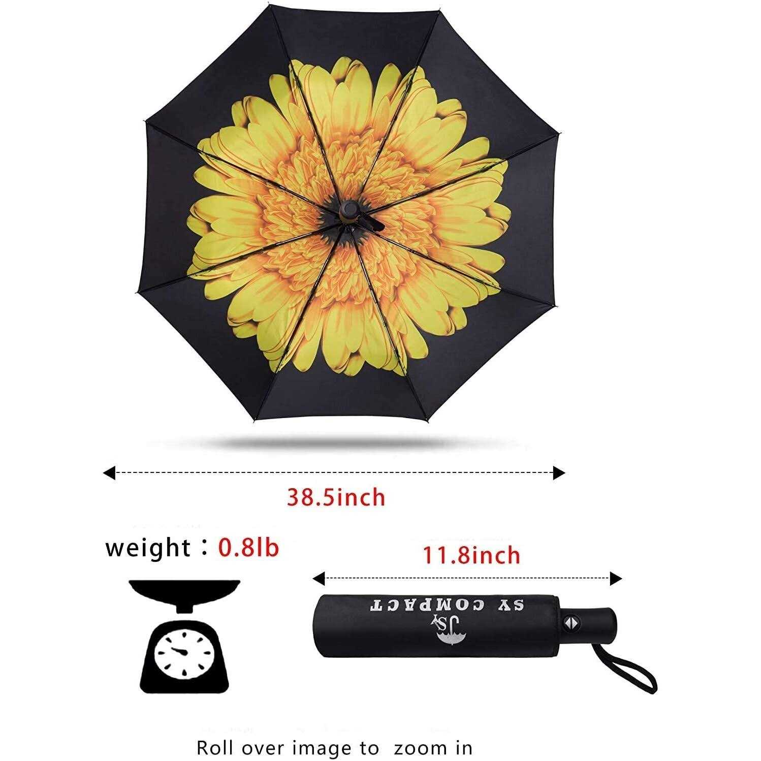 SY Compact Travel Umbrella Windproof Automatic Umbrellas-Factory Outlet Umbrella