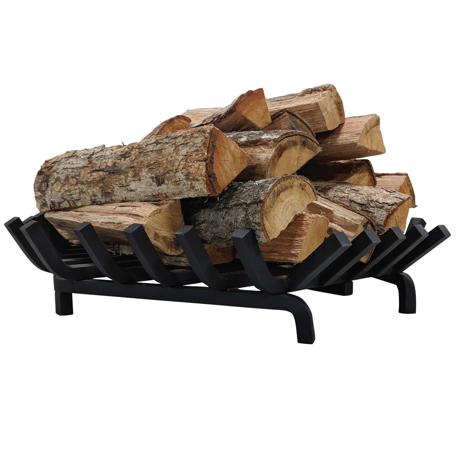 Titan Great Outdoor Hexagonal Fire Pit Grate Wood Burning Fireplace Accessory