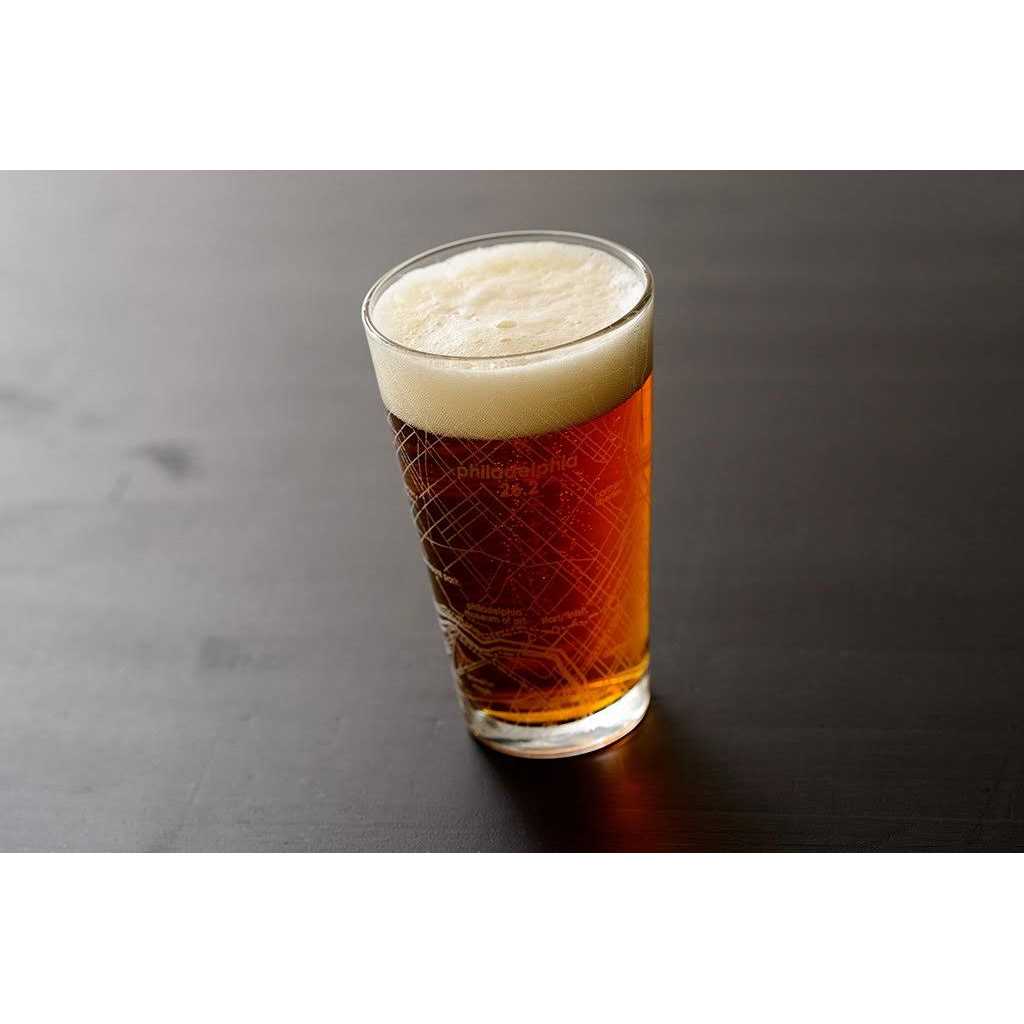 26.2 Marathon Map Pint Glass Standard