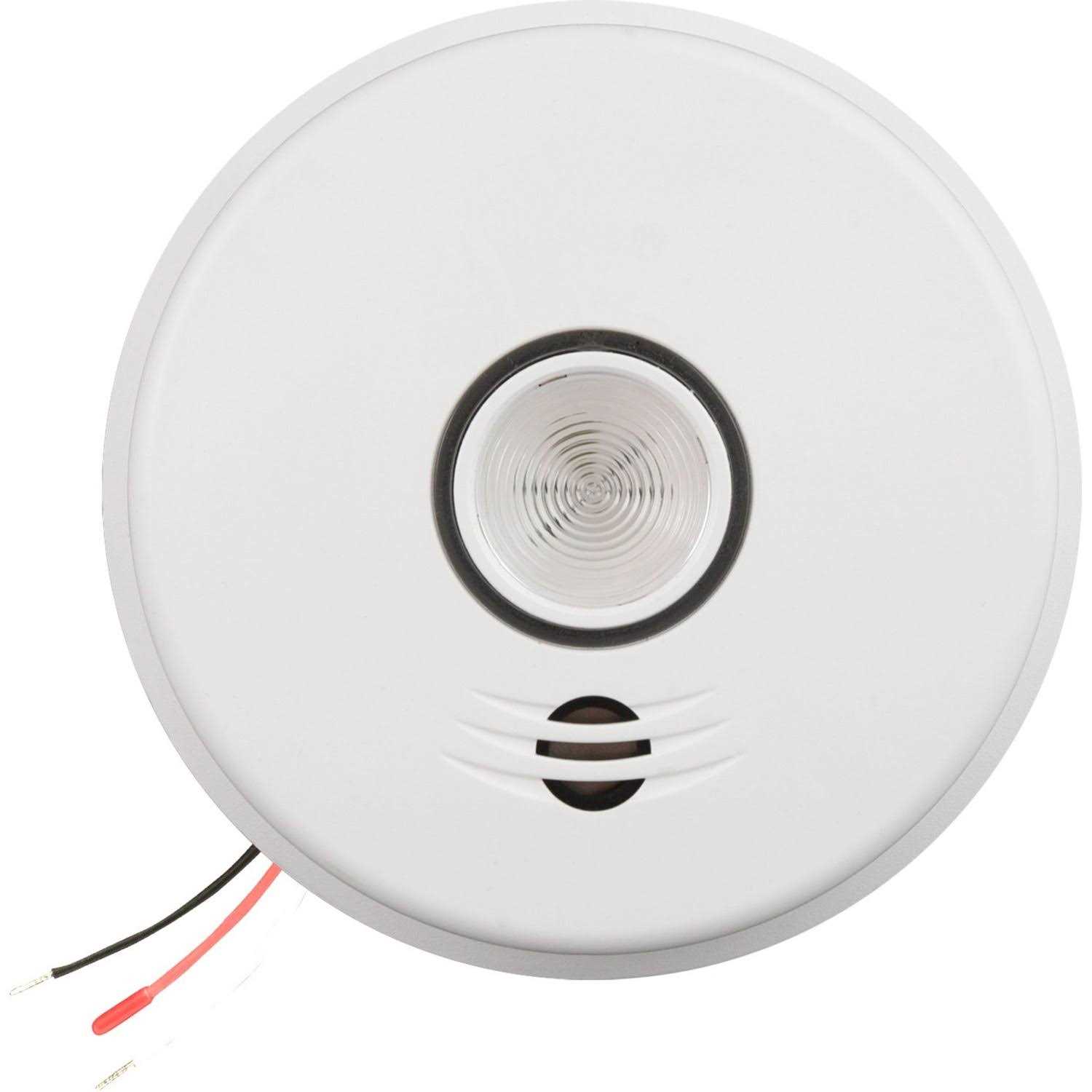 Kidde Wire-Free Interconnected Hardwired Smoke Alarm with Egress Light 21027326