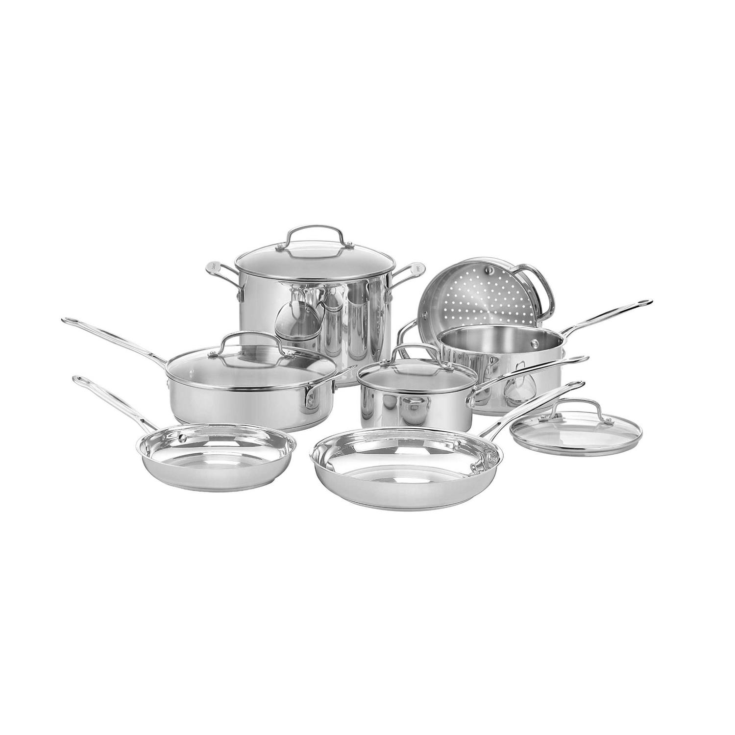 Cuisinart 11-Piece Chef’s Classic Stainless Cookware Set