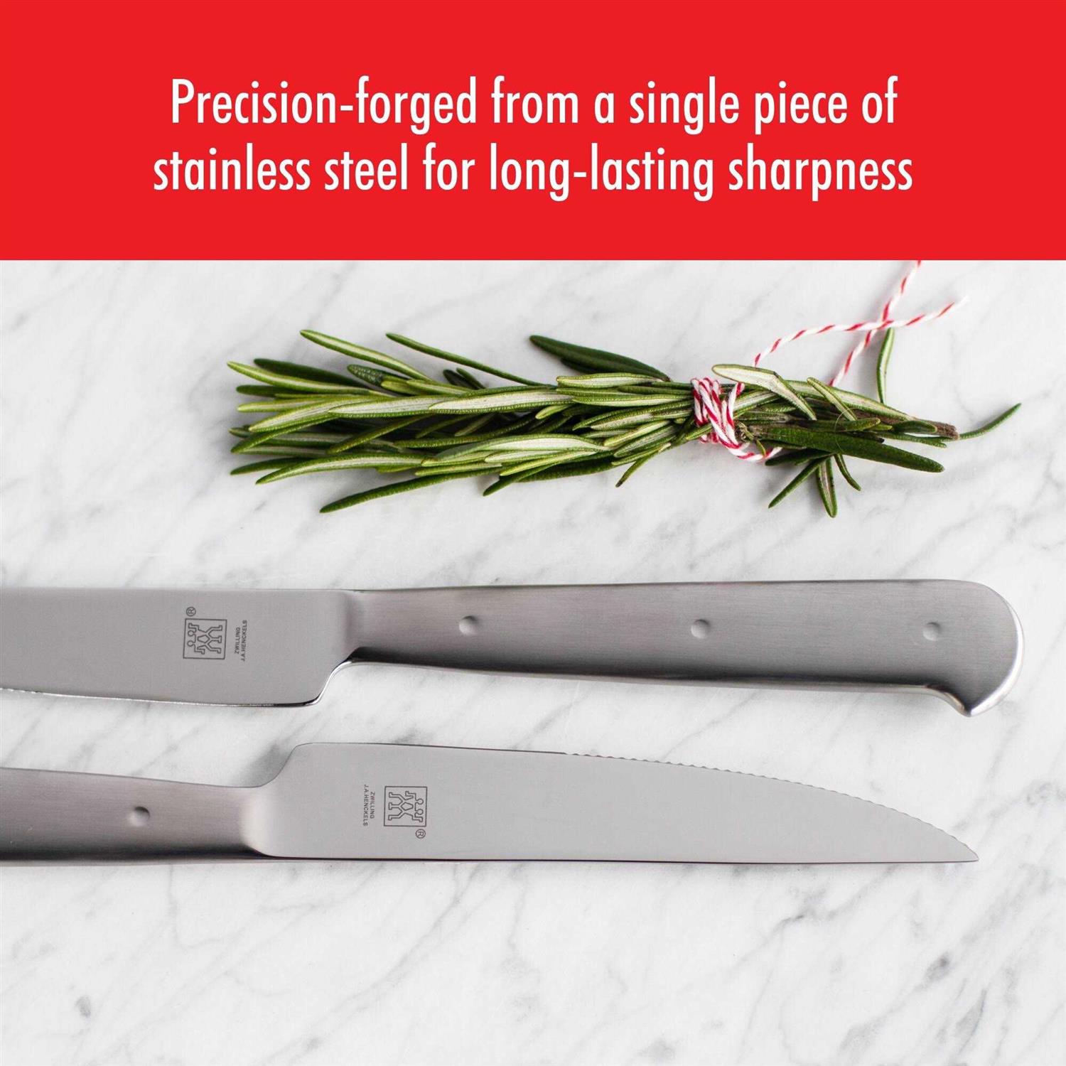 Zwilling Porterhouse 8-Piece Stainless Steel Steak Knife Set