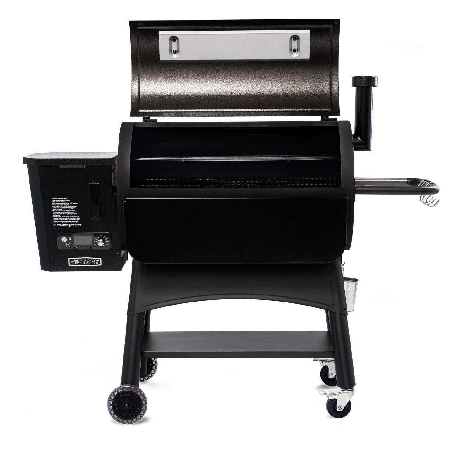 Victory 35-Inch Wood Pellet Grill with Front Shelf