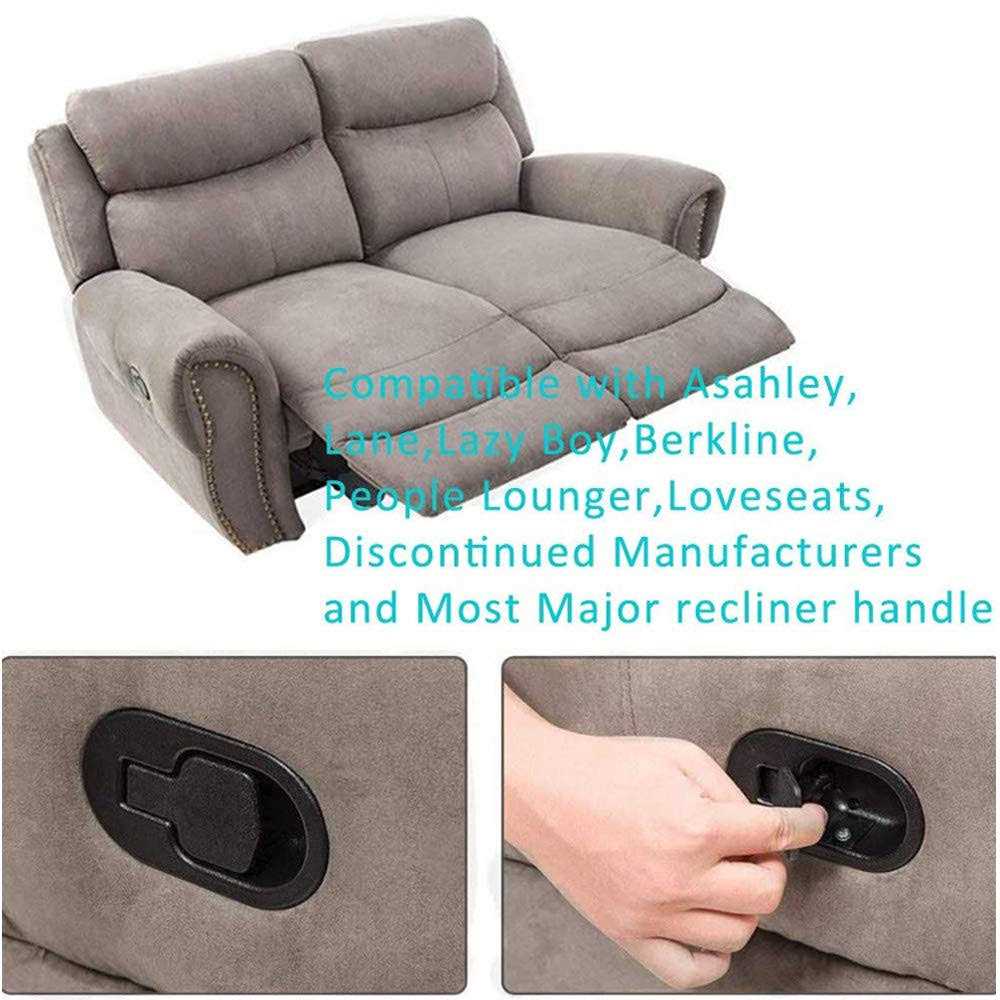 Ttmagic Metal Recliner Handle Replacement Parts With Cable, Couch Release Lever Pull Handle, Fits Ashley and Most Recliner Sofa Brand
