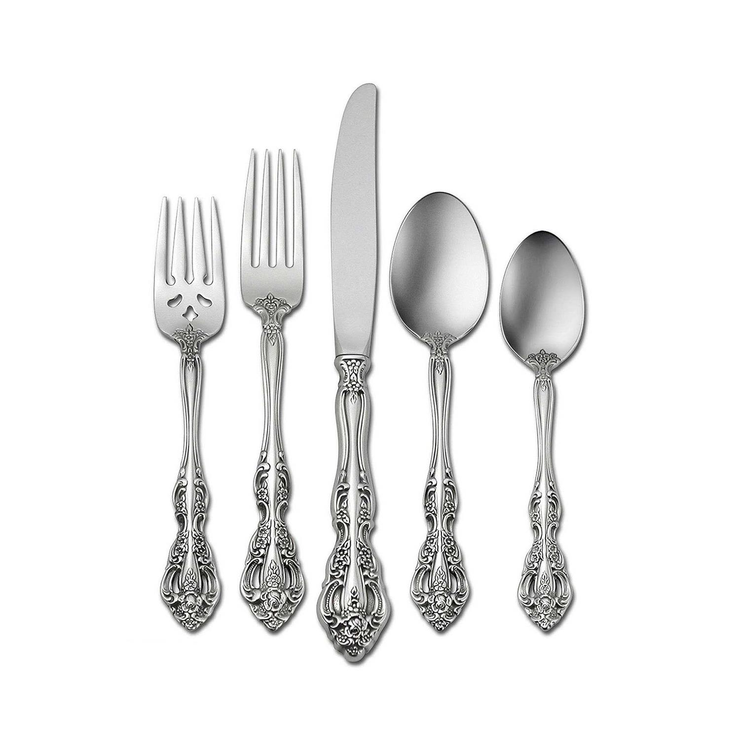 Oneida Heirloom Michelangelo 20 pc. Flatware Set, Silver