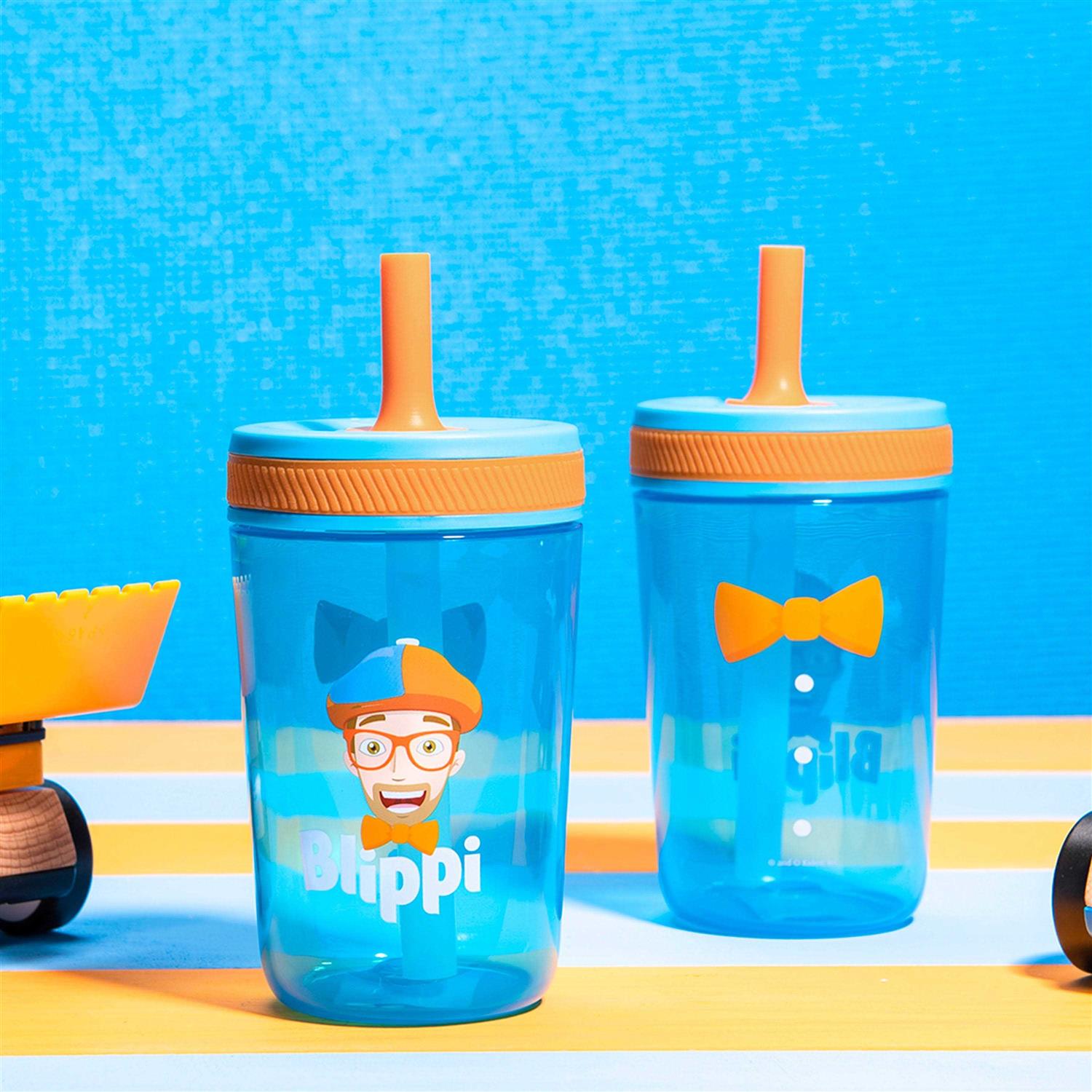 Zak Designs 15oz Tumbler Leak-Proof Straw Plastic and Silicone