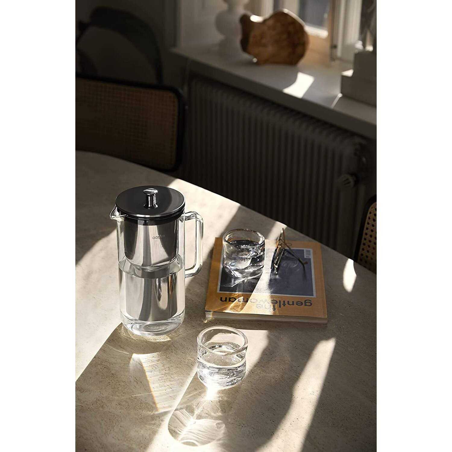 Aarke Glass Water Pitcher & Purifier