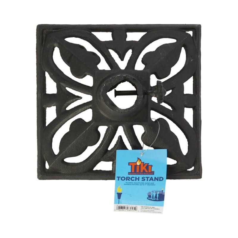Tiki Cast Iron Black Torch Stand