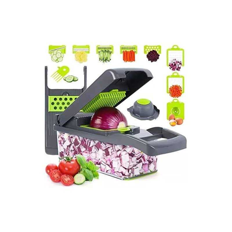 Vegetable Chopper, Onion Chopper, Mandolin Slicer,pro 10 in 1professional food Choppermultifunctional Vegetable Chopper and Slicer