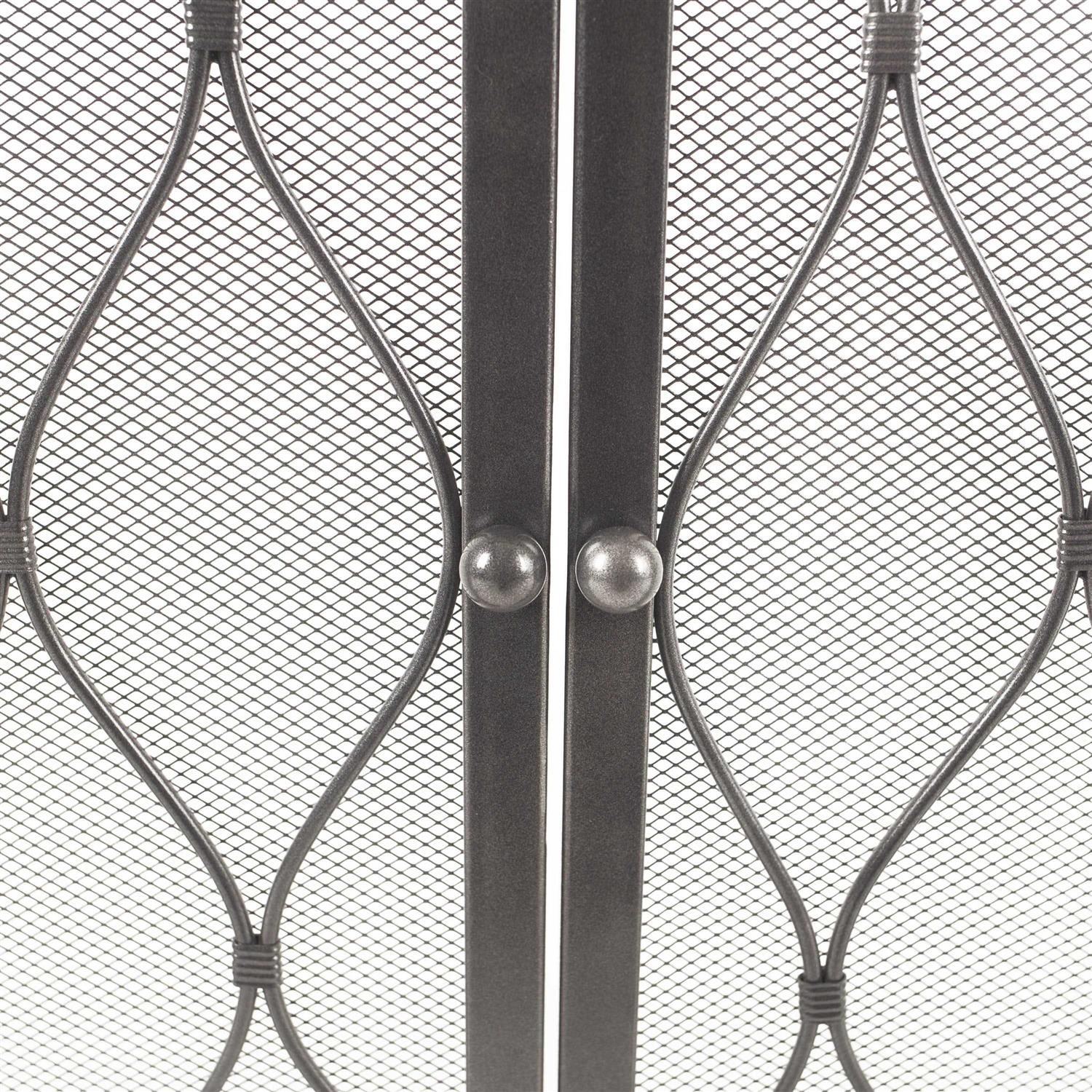 Pleasant Hearth Stonewall Fireplace Screen FA628S