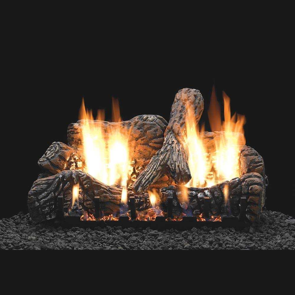 Empire Charred Oak Ceramic Fiber Log Set LS16C