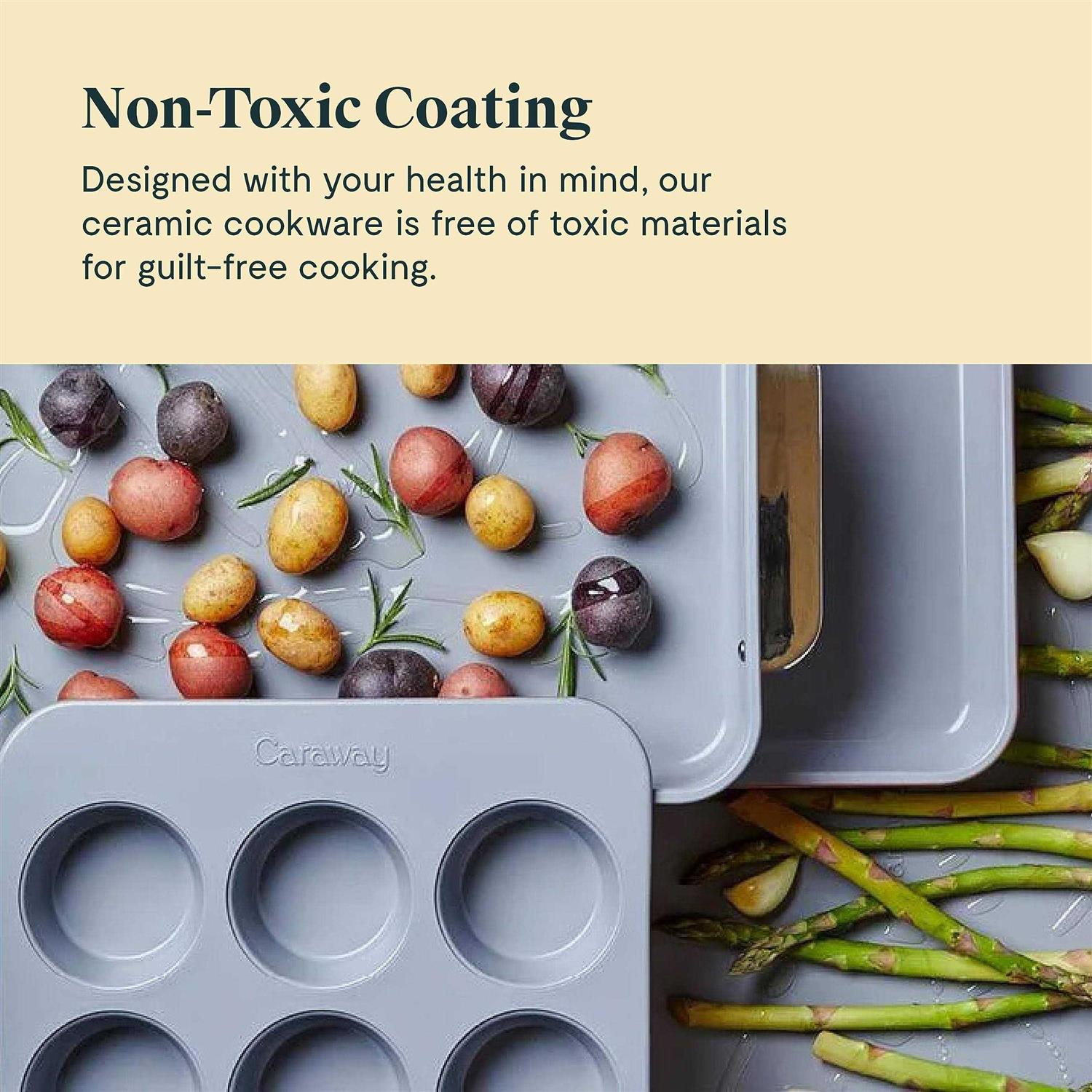 Caraway Nontoxic Ceramic 5-Piece Bakeware Set