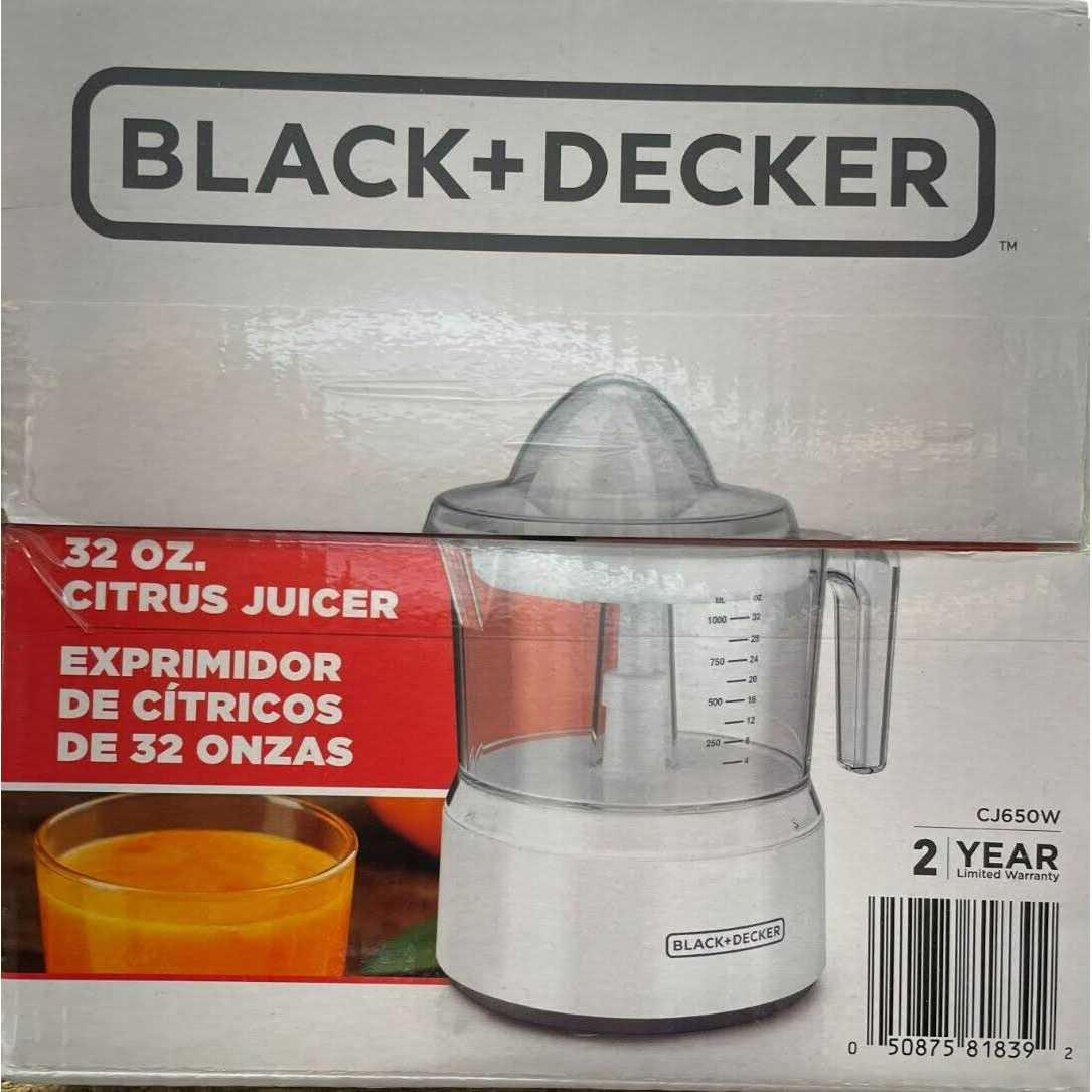 Black+decker 32oz Citrus Juicer
