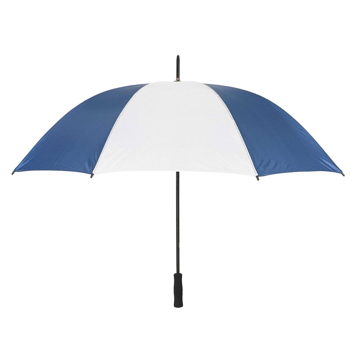 West Chester 40-in Blue and White Panels Manual Golf Umbrella Umnw60m UMNW60M-BLUE