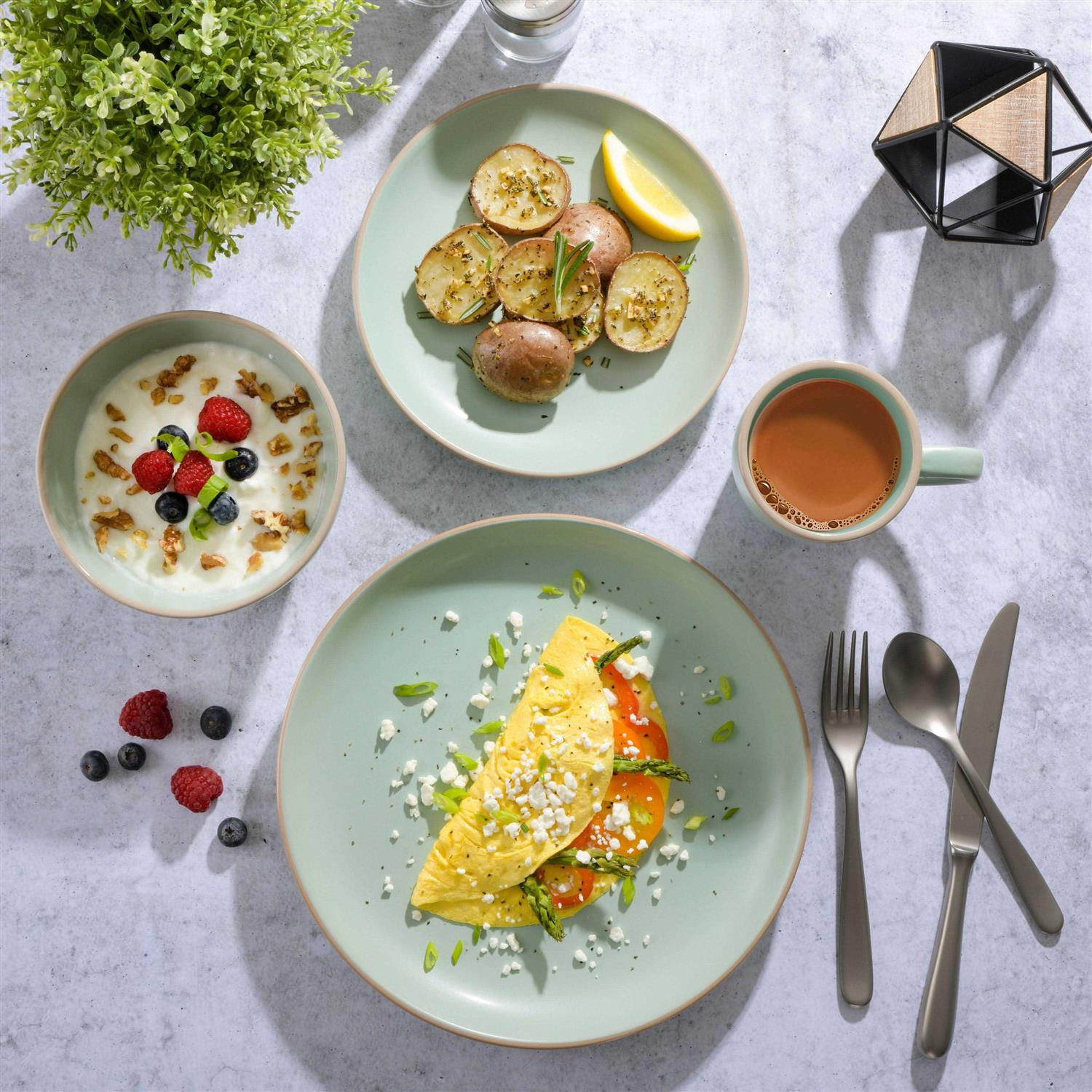 Gibson Home Rockaway 32 Piece Dinnerware Set