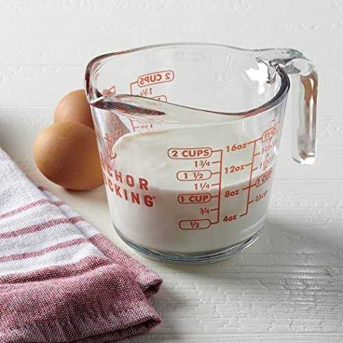 Anchor Hocking Glass Measuring Cups 4 Piece Set
