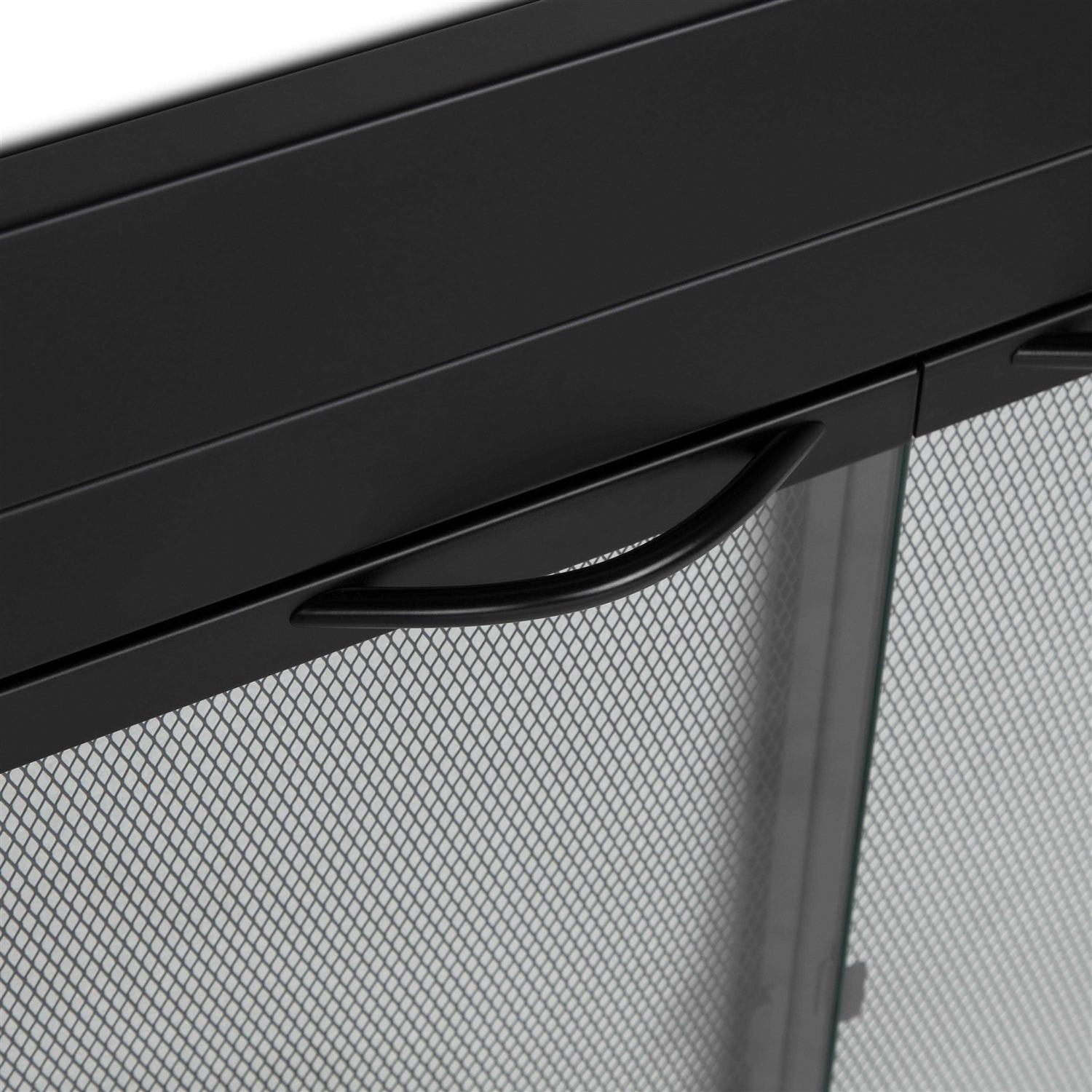 Pleasant Hearth Alpine Medium Glass Fireplace Doors AN-1011