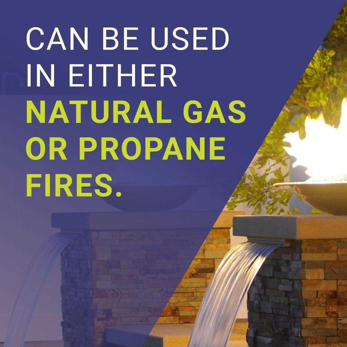 American Reflective Fire Glass