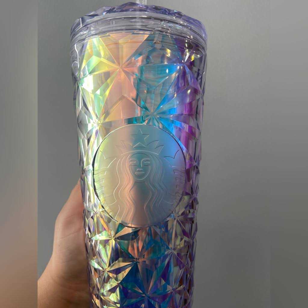 Starbucks Dining Starbucks Holiday 2023 Iridescent Winter White Venti Cold Cup Tumbler