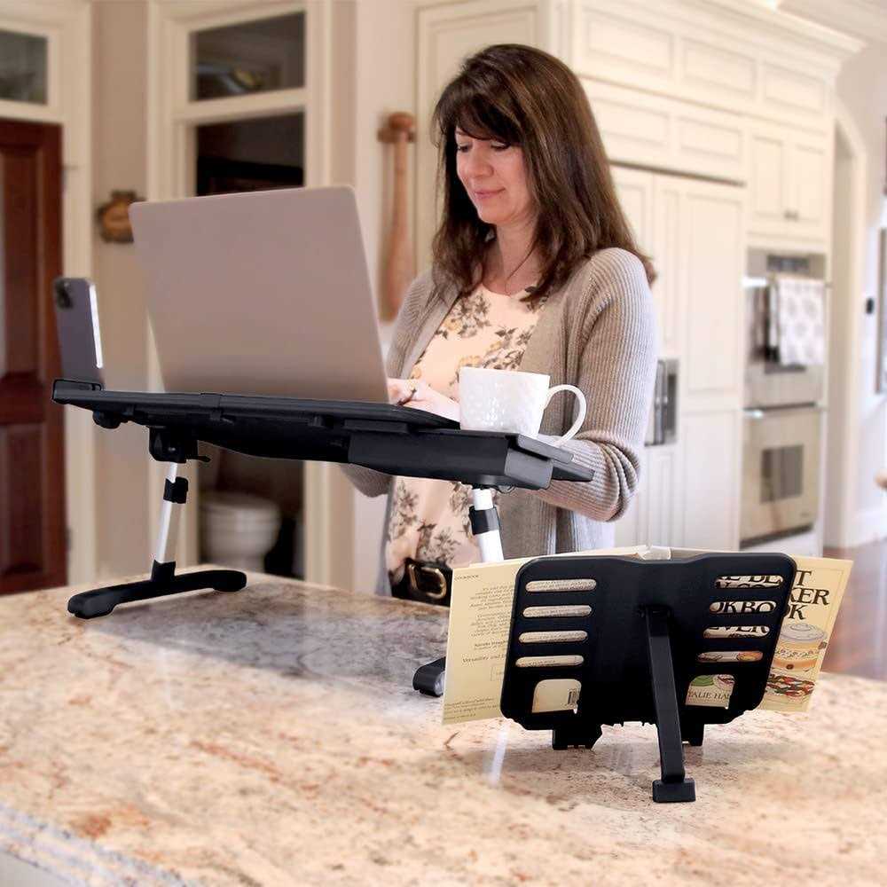 Limitless TotalDesk Portable Workstation Lap Desk Adjustable Height and Tilt