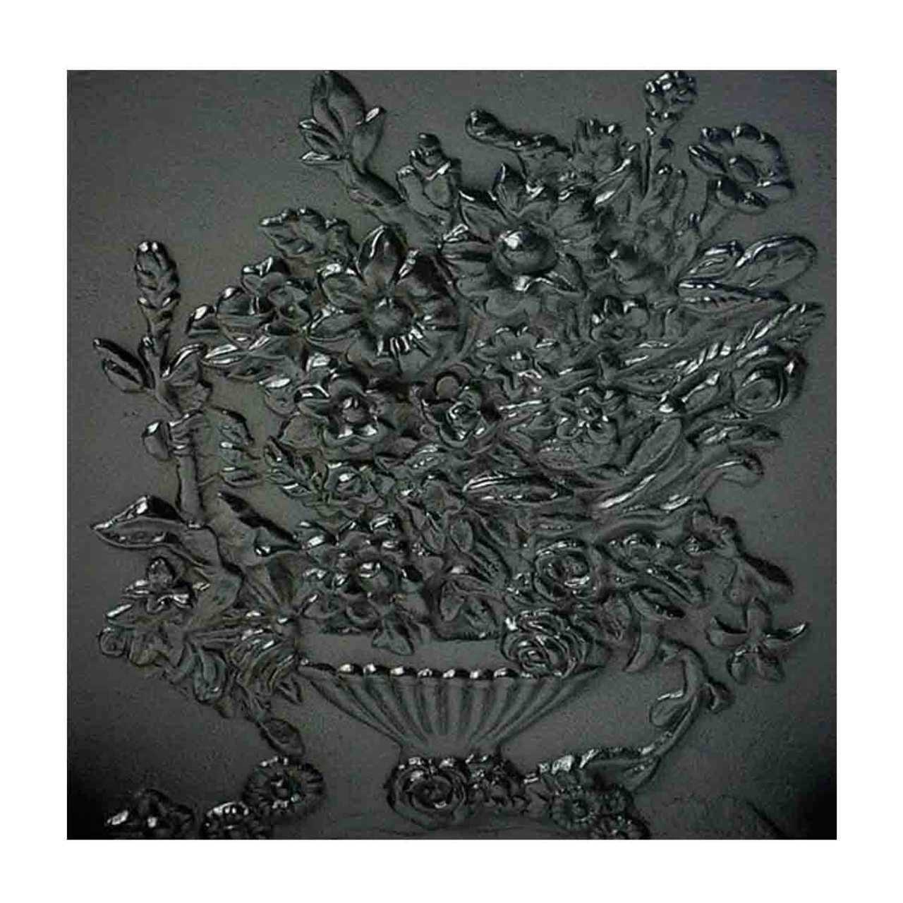 Minuteman International Bouquet Cast Iron Fireback