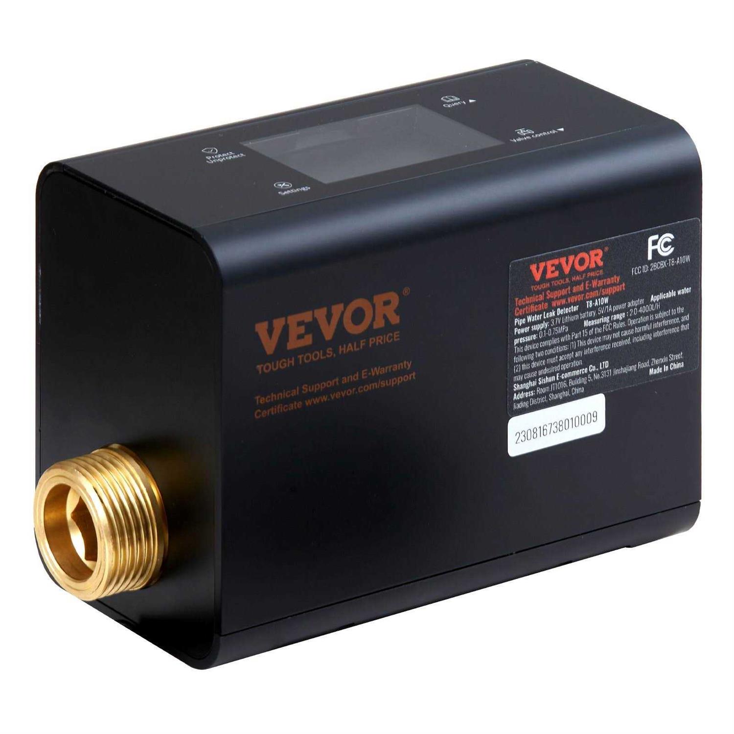 VEVOR WI-FI Smart Water Monitor and Automatic Shutoff Detector