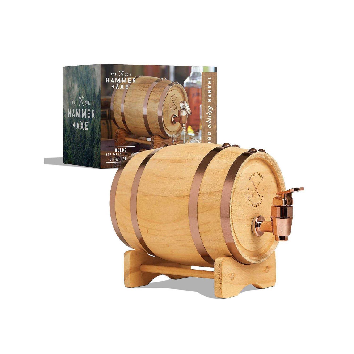Hammer & Axe Whiskey Barrel