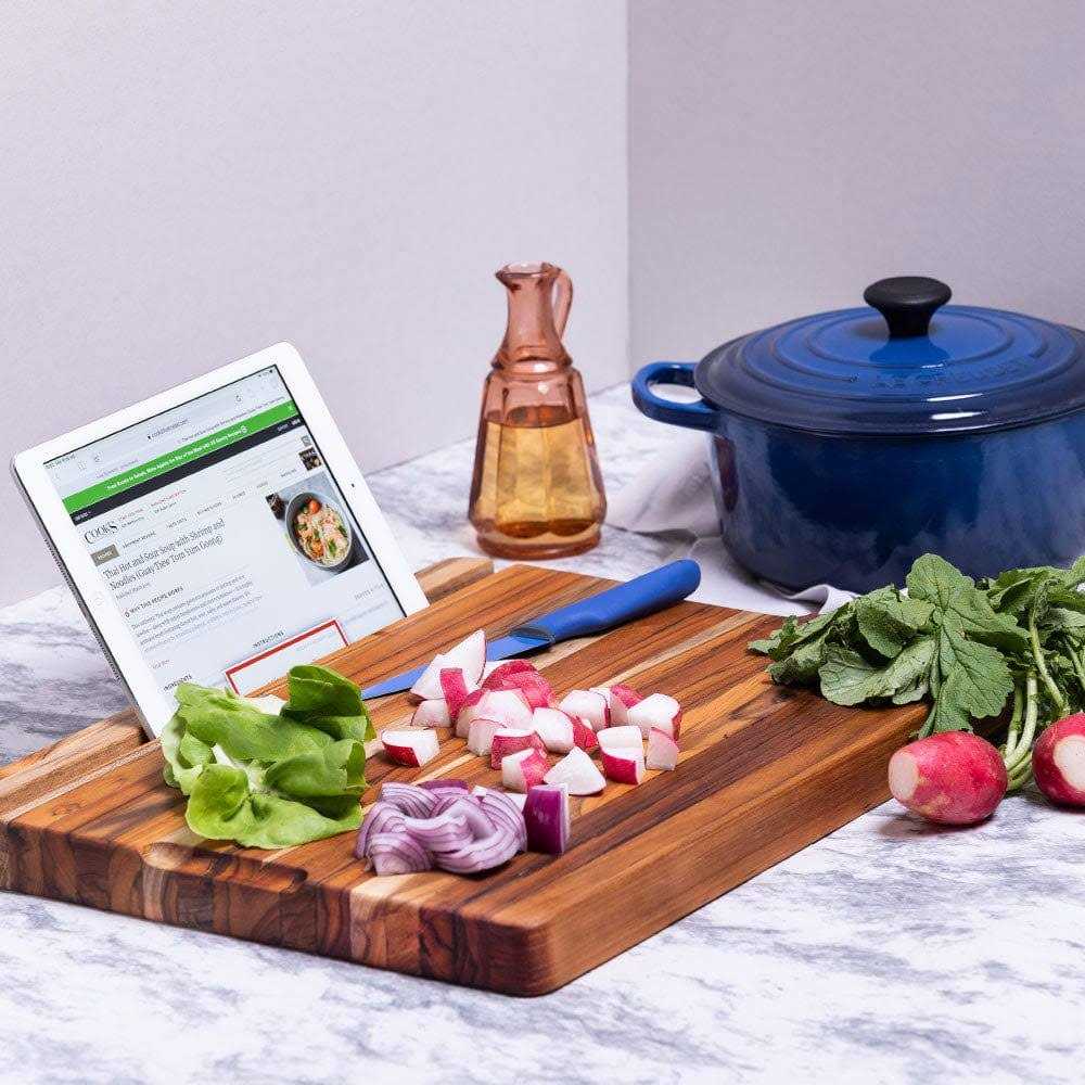 Teakhaus Smart End Grain Cutting & Carving Board