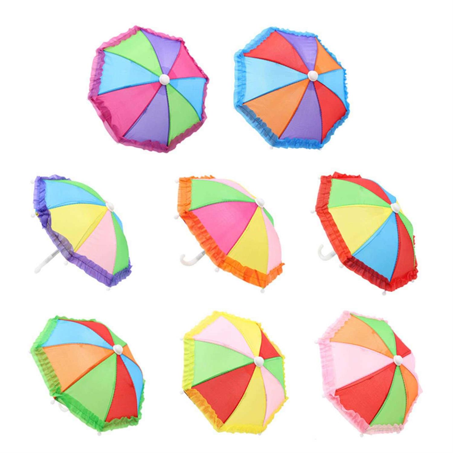 Fantasybear Uv Protection Phone Umbrella for Sun,universal Adjustable Piggy Suction Cup Phone Stand Umbrella for Phone,Stand Sun Visor,Sun Shade