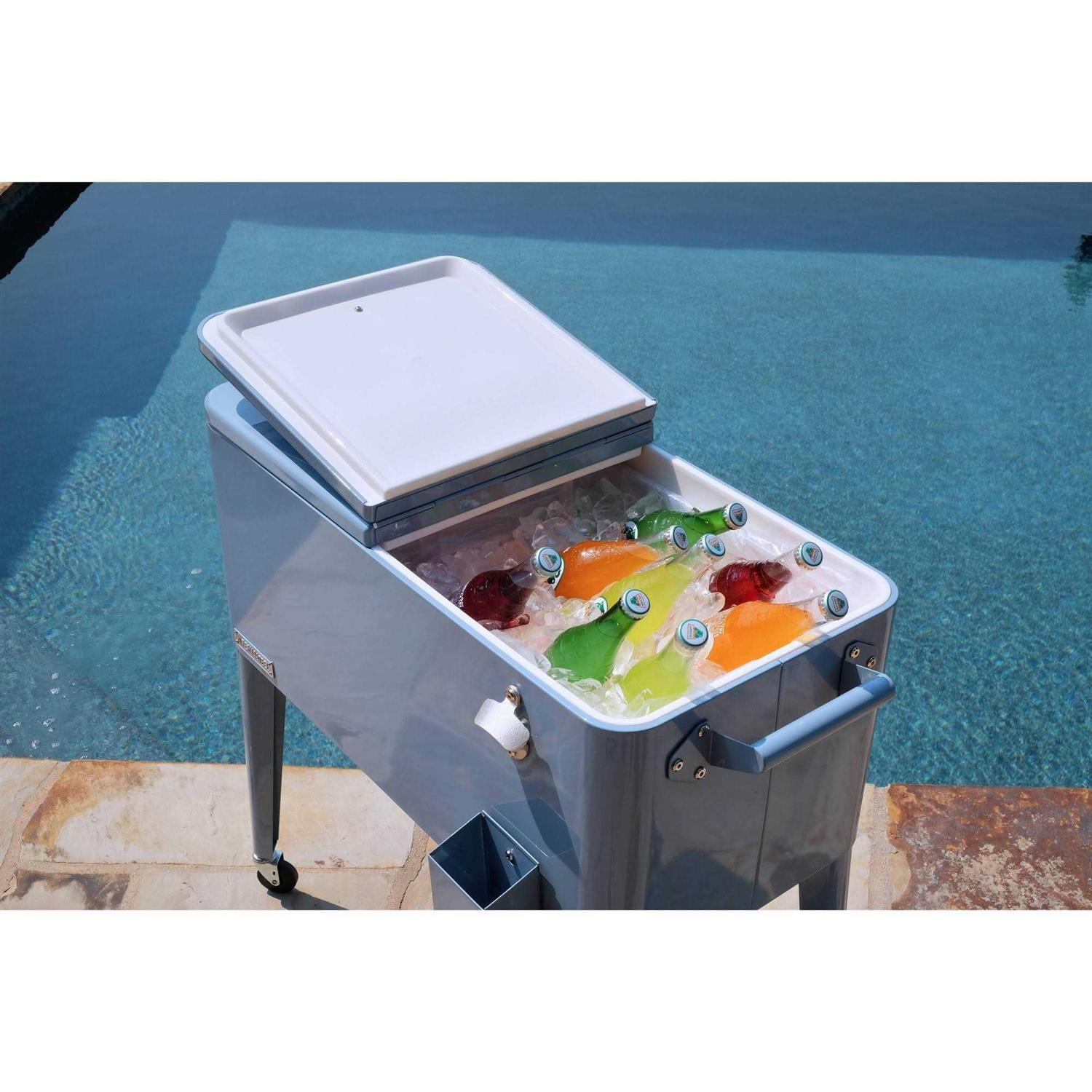 Permasteel 80-Quart Classic Patio Cooler