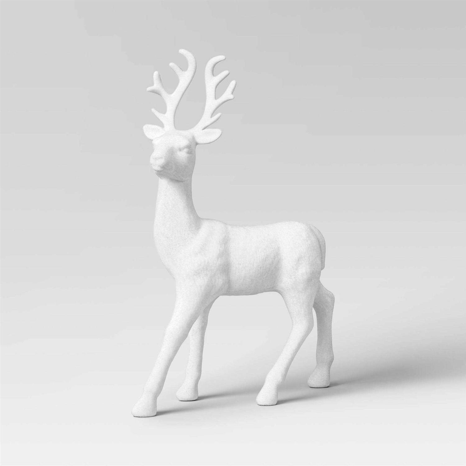 Wondershop 12.5 Standing Deer Animal Christmas Figurine