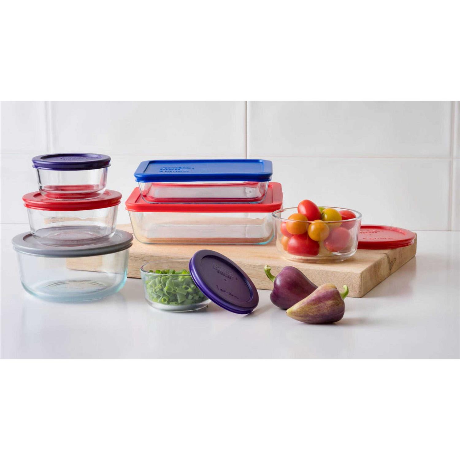 Pyrex Simply Store Glass Storage Container Set with Lids