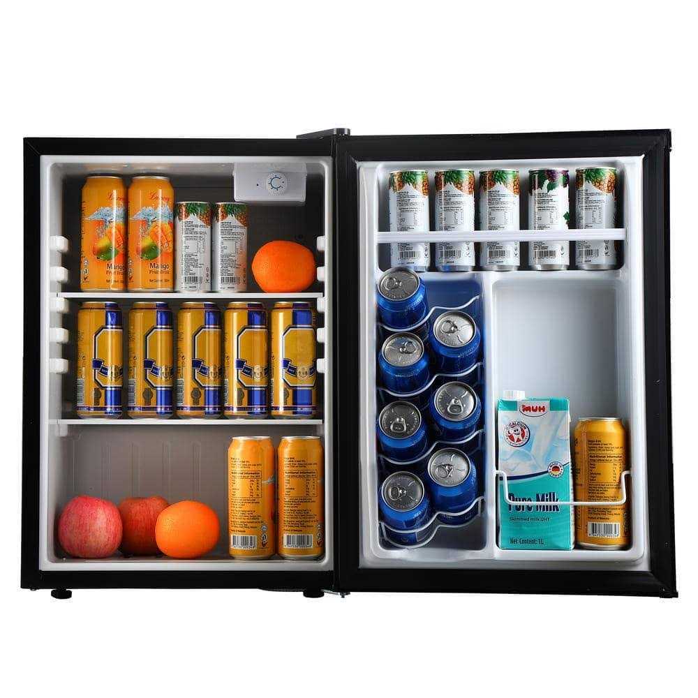 Magic Chef 2.6 cu. ft. Mini Fridge in Black without Freezer